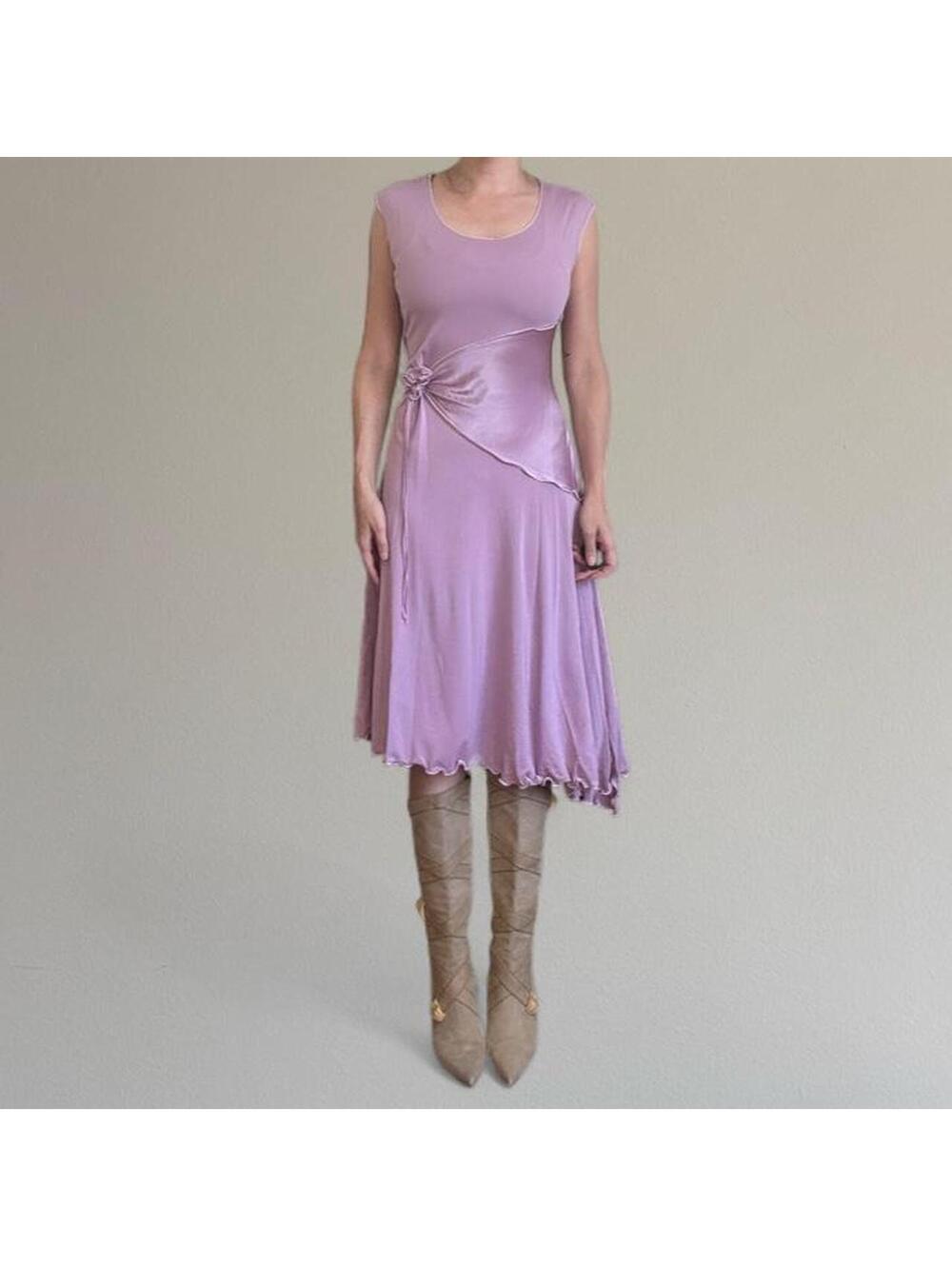 Y2K asymmetrical midi dress from Max Studio.